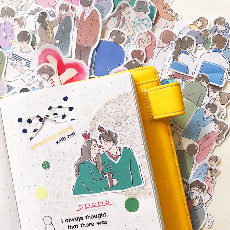 42pcs Couple Love stickers/Scrapbooking Stickers /Decorative Sticker /DIY Craft Photo Albums
