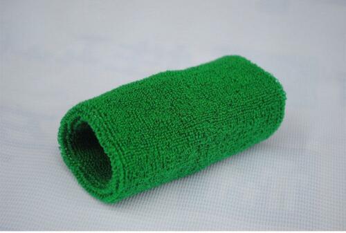 15cm basketball gym unisex sports cotton sweat with soft and comfortable wristband: Light Green