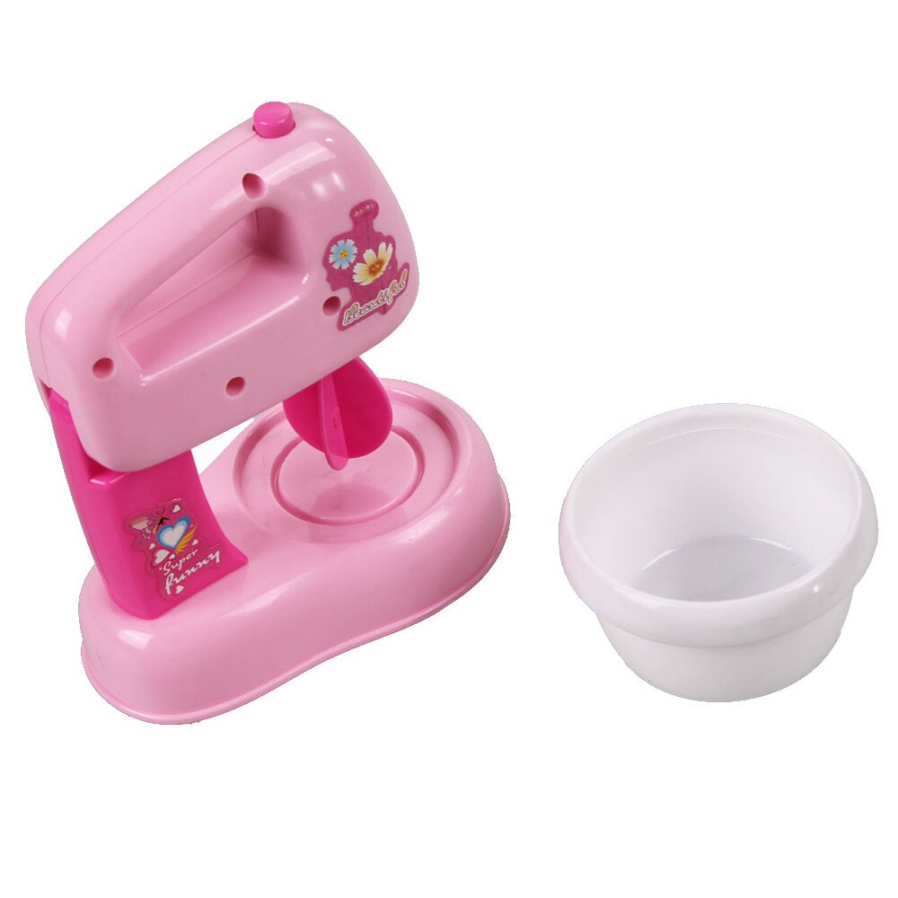 Enfants Mini bricolage Emulational mélangeur électrique mélangeur malaxeur ustensiles de cuisine outil cuisine accessoires cuisine semblant jouer jouet