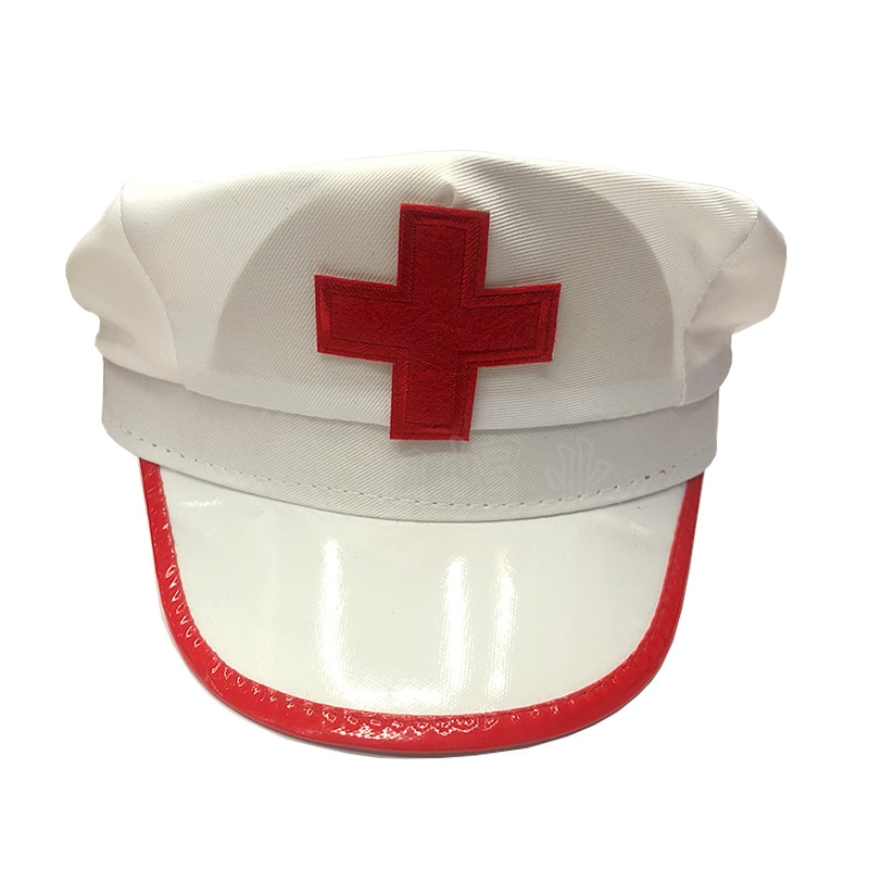 Rode Kruis Nurse Halloween Hoed Cosplay Make Bal Party Decoratieve Caps