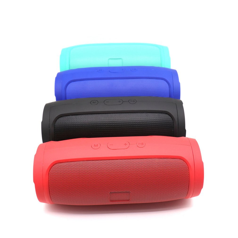 Portable Wireless Speaker Subwoofer Small Drum Sound Outdoor Sports Portable Mini Waterproof Speaker: Red