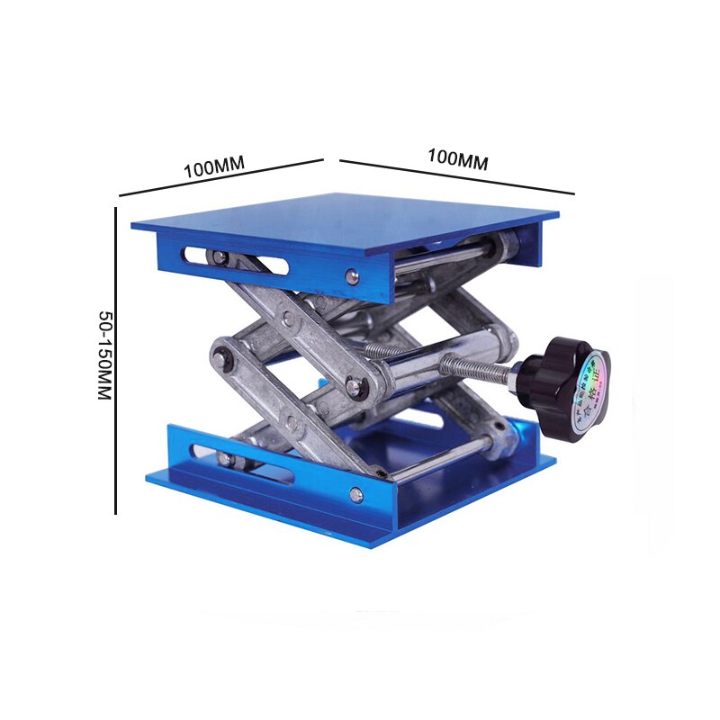 Aluminum Router Lift Table Woodworking Engraving Laboratory Lifting Stand Rack Manual Lift Platform Woodworking Benches: B-aluminum oxide