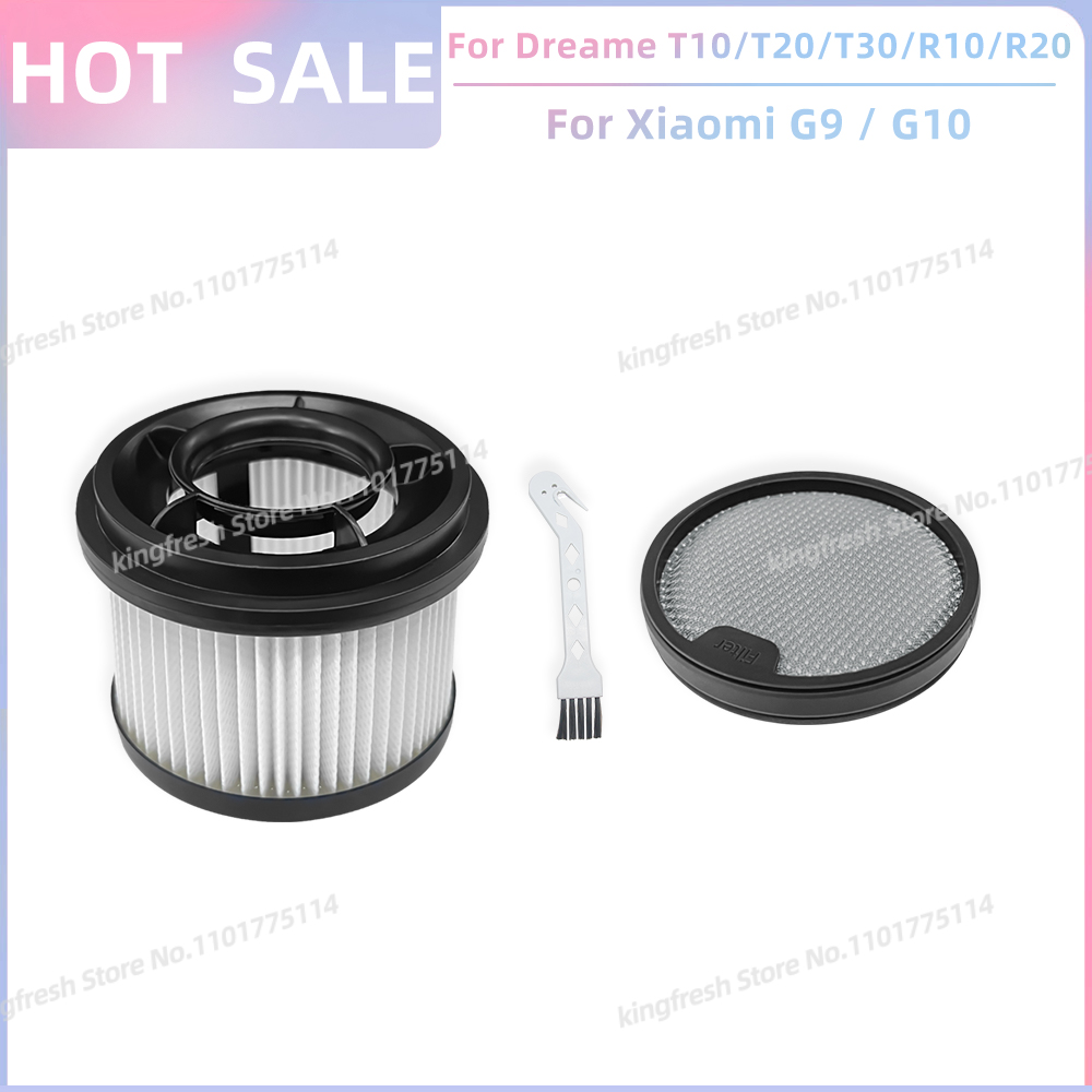 Passend für Dreame T10 / T20 / T20 Profi / T30 / T30 Neo / R10 / R10 Profi / R20, Xiaomi G9 / G10 Ersatzteile Vornachfilter: Lavendel