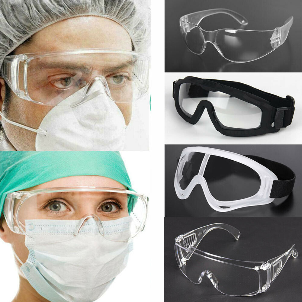 Anti Fog Dust Splash-proof Glasses Work Eye Protection Fully Sealed Work Lab Accessory splash proof Translucent Clear Goggle