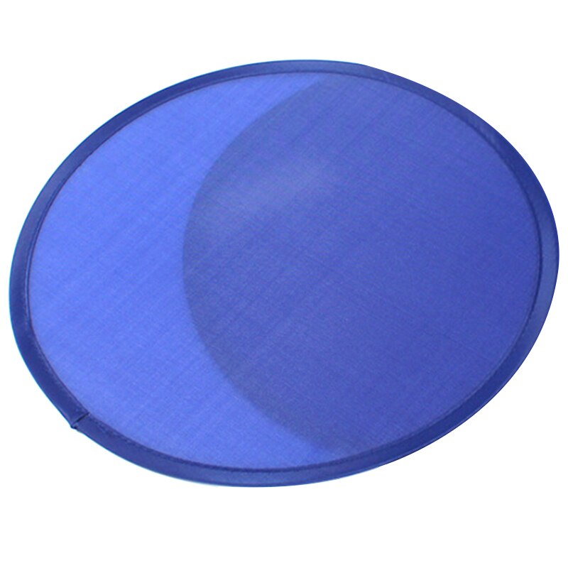 Foldable Round Fan: Blue