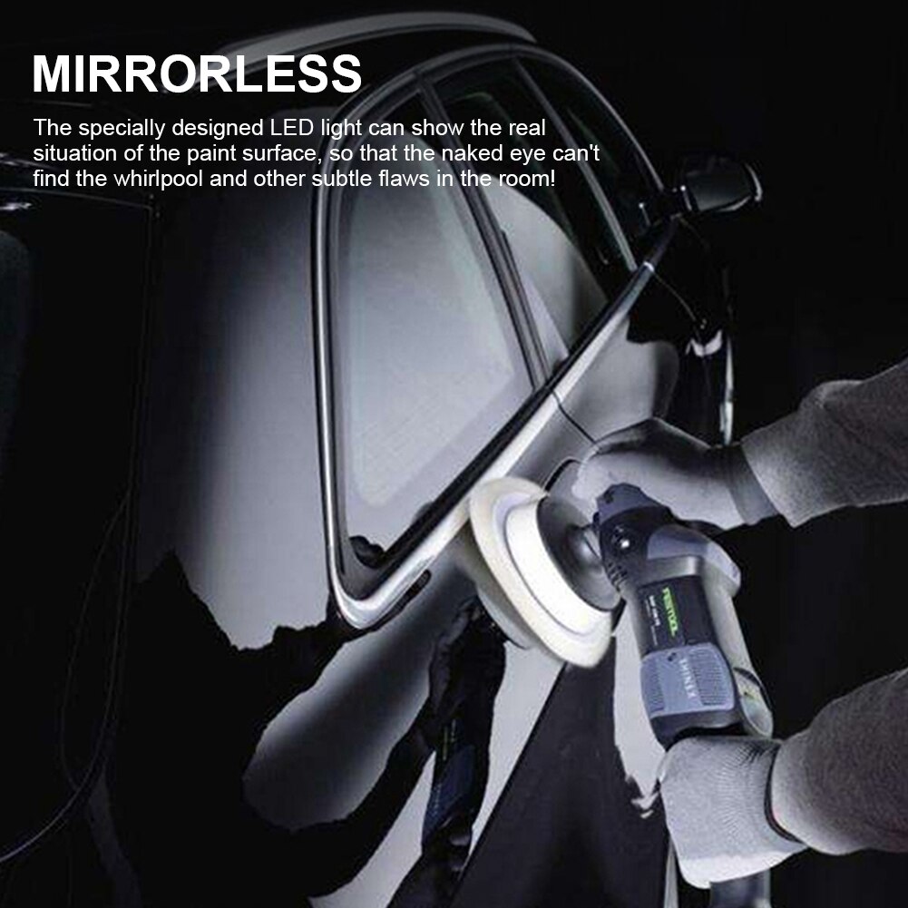 COB Lantern Hanging Work Light with Magnet Rechargeable Car Detailing Tools Portable Car Paint Checking Torch Power Light