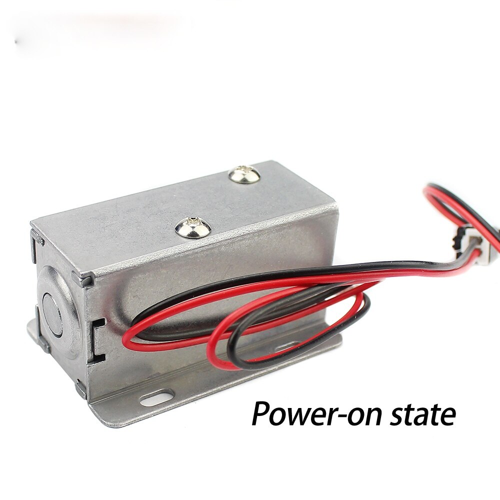 DC 12v2A Small Electric Lock Cabinet Lock Electric Bolt Lock Electronic Lock Door Gate Release Assembly Electric Control Lock