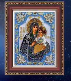 Pintura de diamante 5D DIY con icono religioso, decoración del hogar, bordado de diamantes, cuadro de diamantes de imitación cuadrado de estilo clásico