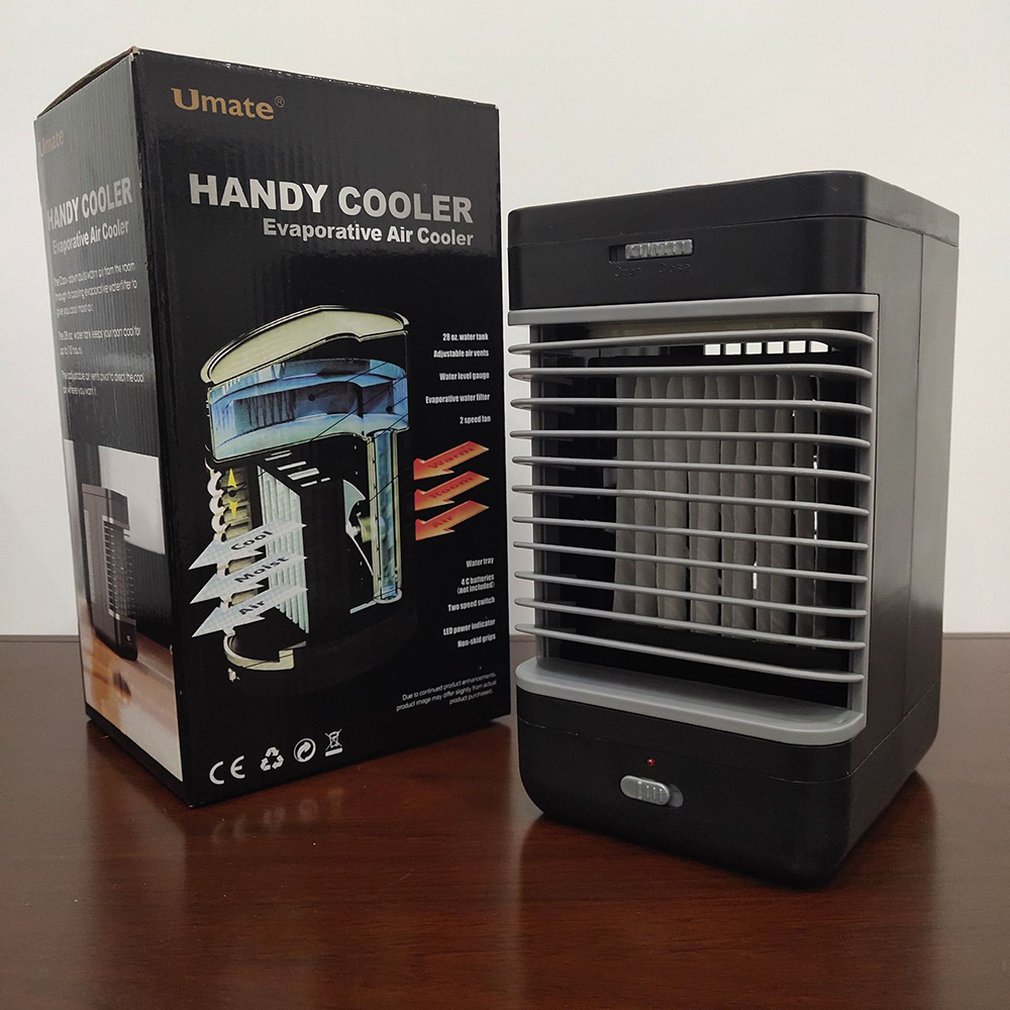 Portable Mini Air Cooler Air Conditioner Humidifier Air Conditioner Device Cool Soothing Wind for Home Office