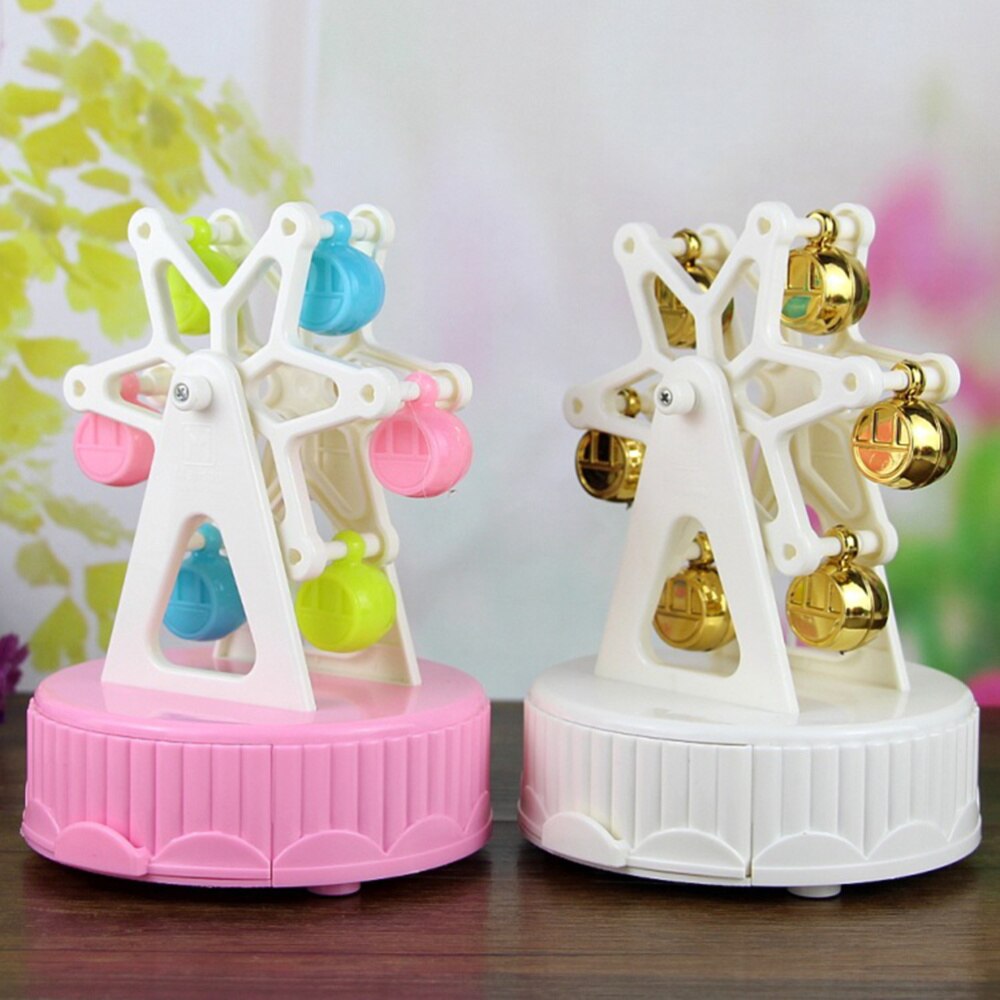Cartoon Ferris Wheel Box Rotating Box Decorations for Kids Children )
