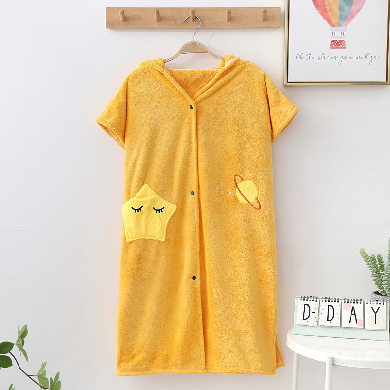 Albornoz de microfibra suave para mujer, Toalla de baño femenina para adultos, Textiles para el hogar, toallas de baño y Sauna: Rojo