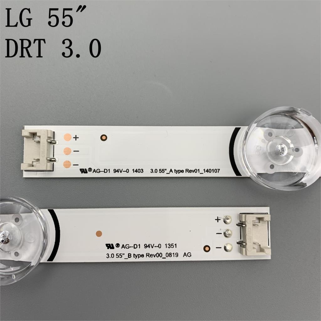 10 adet 1155mm LED arka ışık şerit lamba 11leds LG 55 inç TV Innotek DRT 3.0 55LB561V LG55LF5950 LC550DUE 6916L-1991A 1992A PE9813