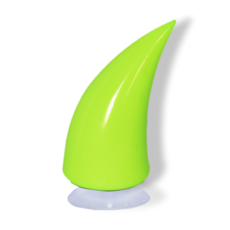 Décorations de casque de moto en corne de diable, visage complet, hors route, corne de bœuf, accessoires de voiture, ventouse fraîche en Silicone: Cyan
