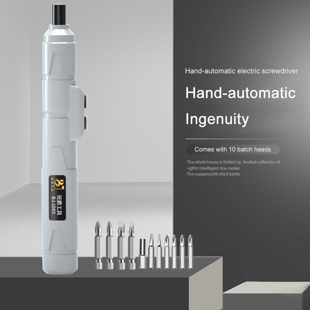 Pen Type Electrical Screwdriver Set Electrician USB Rechargeable 3.6V Screw Driver with Bits Phone Watch Repairing Hand Tool