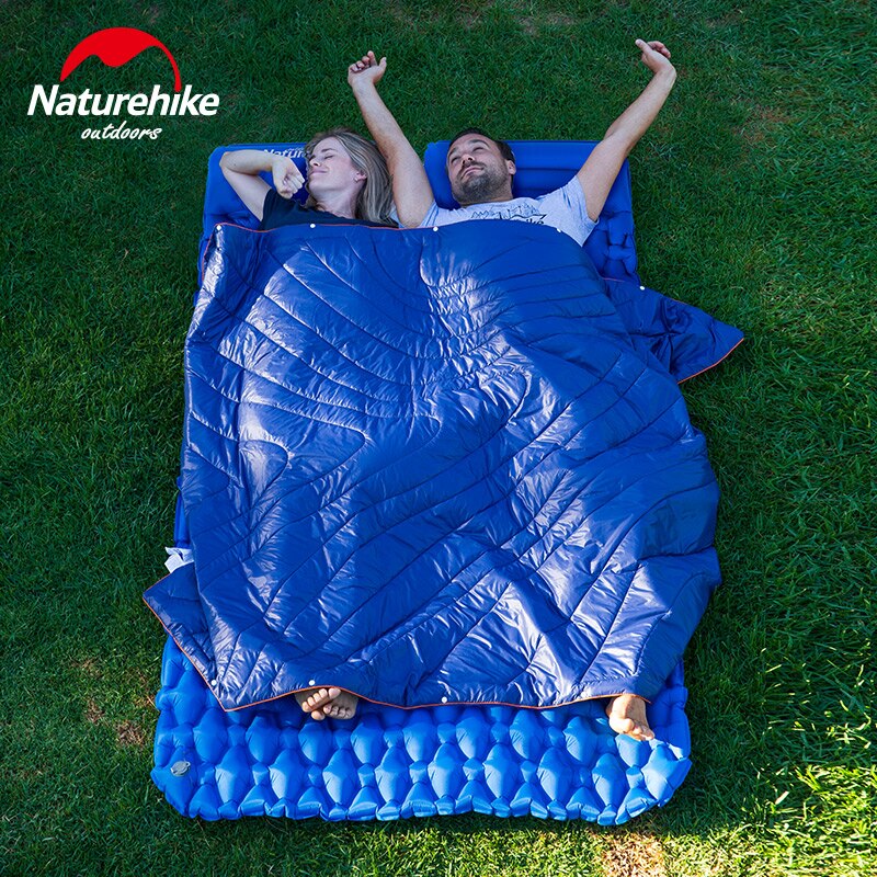Naturehike oppustelig madras udendørs sove camping ultralet fortykket 1-2 personers liggeunderlag med pude dovenmåtte kontor