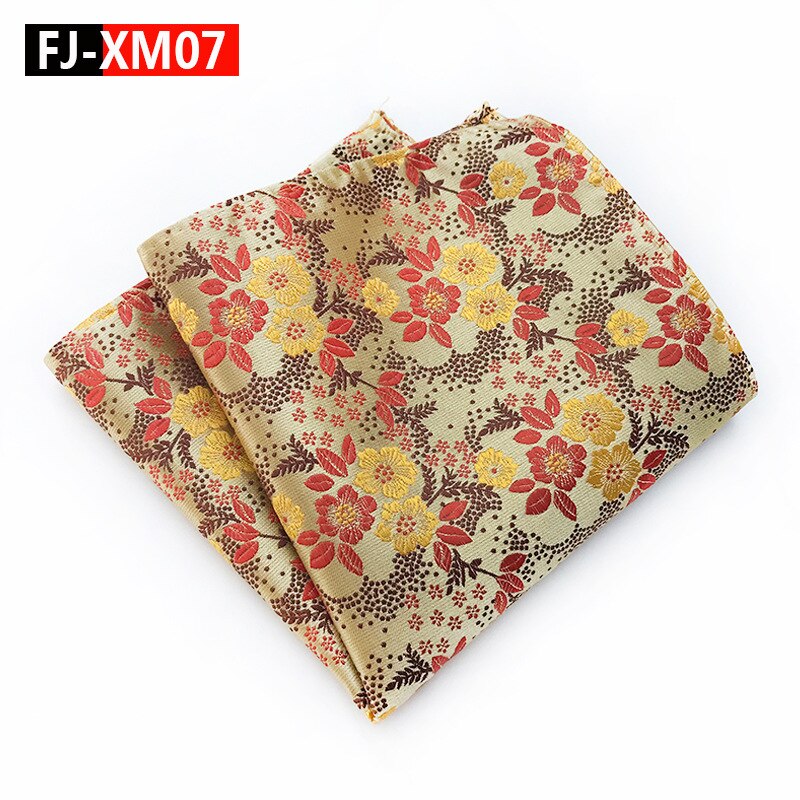 Plum Flower Suit Pocket Handkerchief Chest Silk Napkin Towel Pocket Square: FJ-XM07