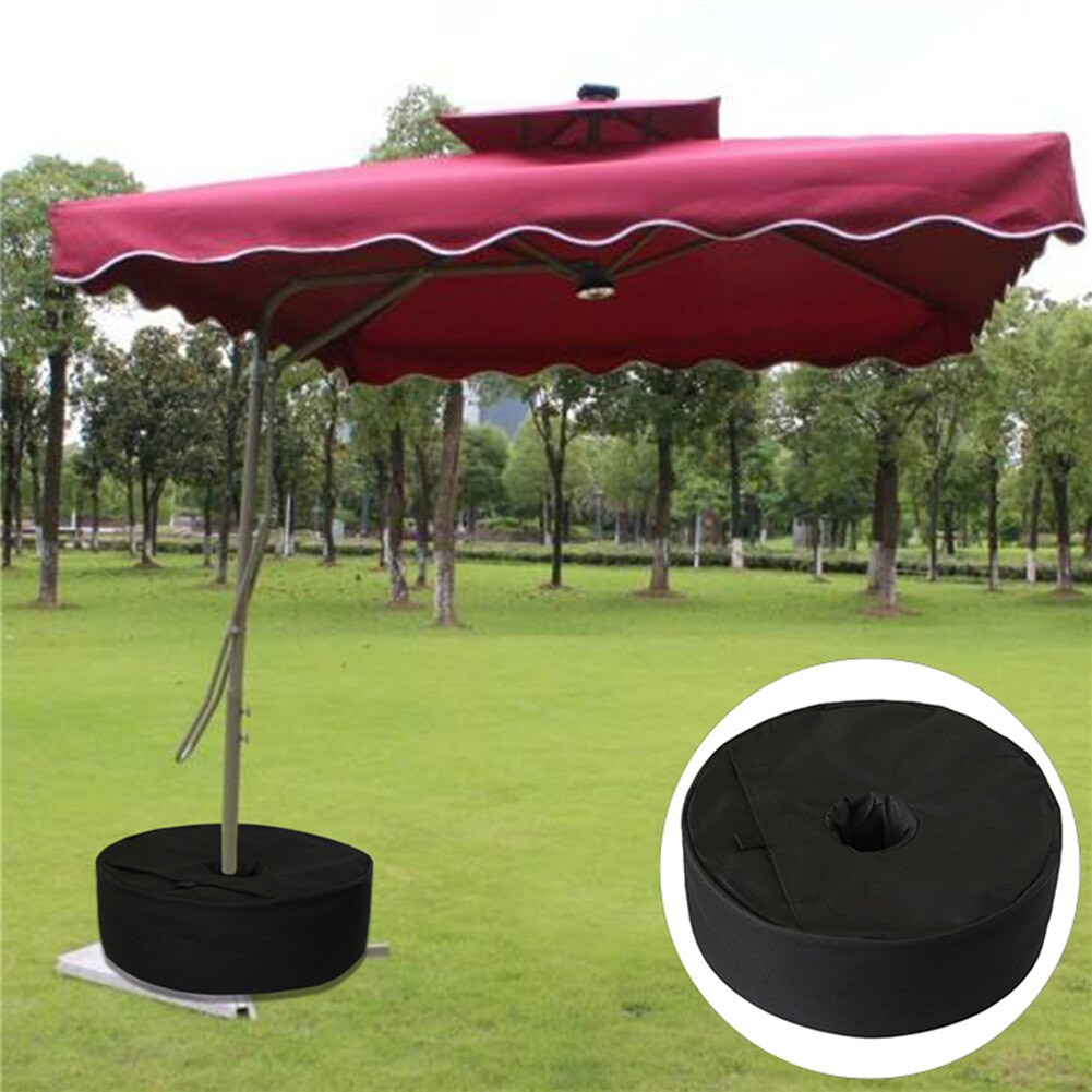 Runde Gewicht Sand Taschen Regenschirm Basis Stand Zelt Bein Gewichteten draussen Sonne Schutz Feste Sandsack Camping Werkzeug Zubehör