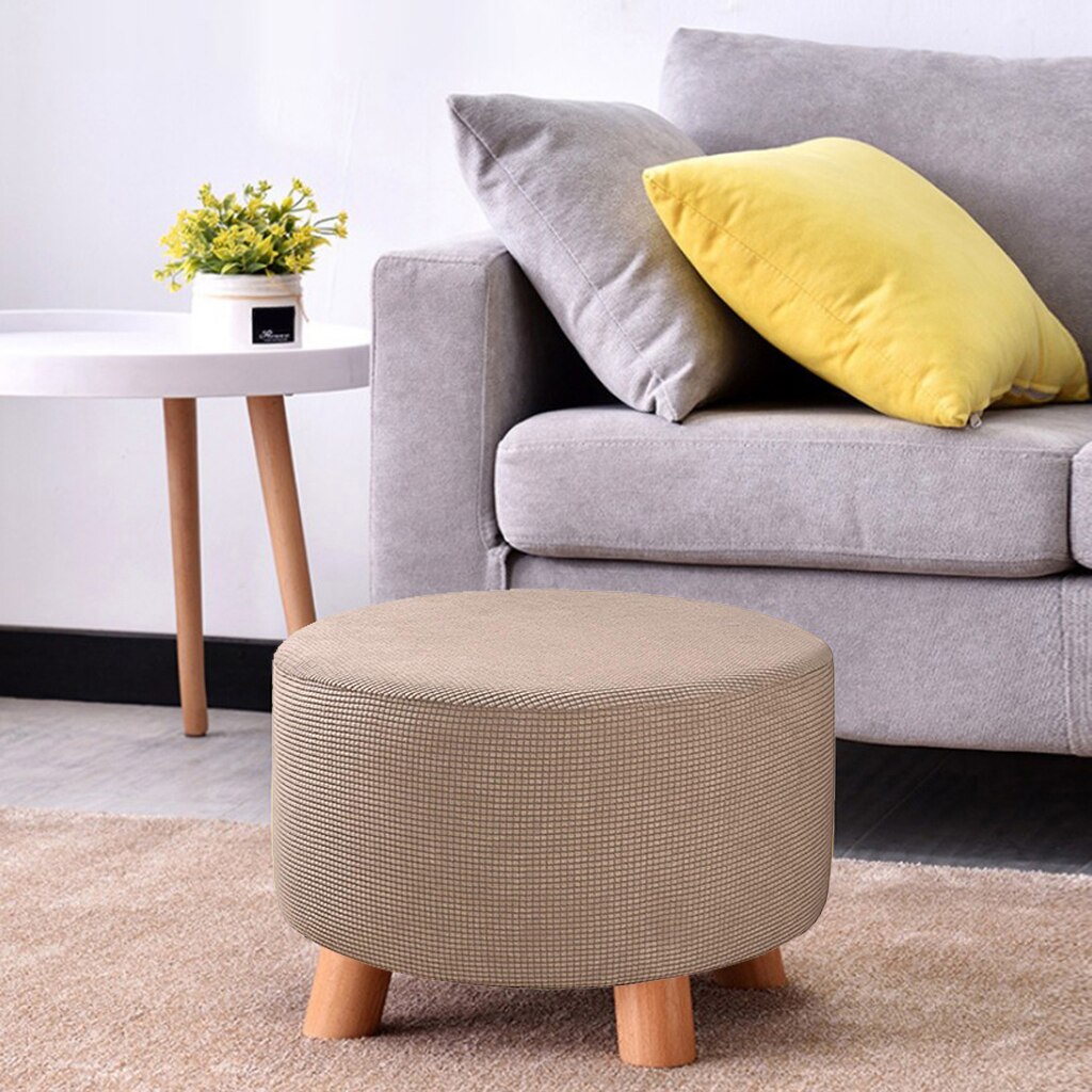 SalesFever fauteuil en kruk | hoes teddybont | poten metaal | B 79 x D