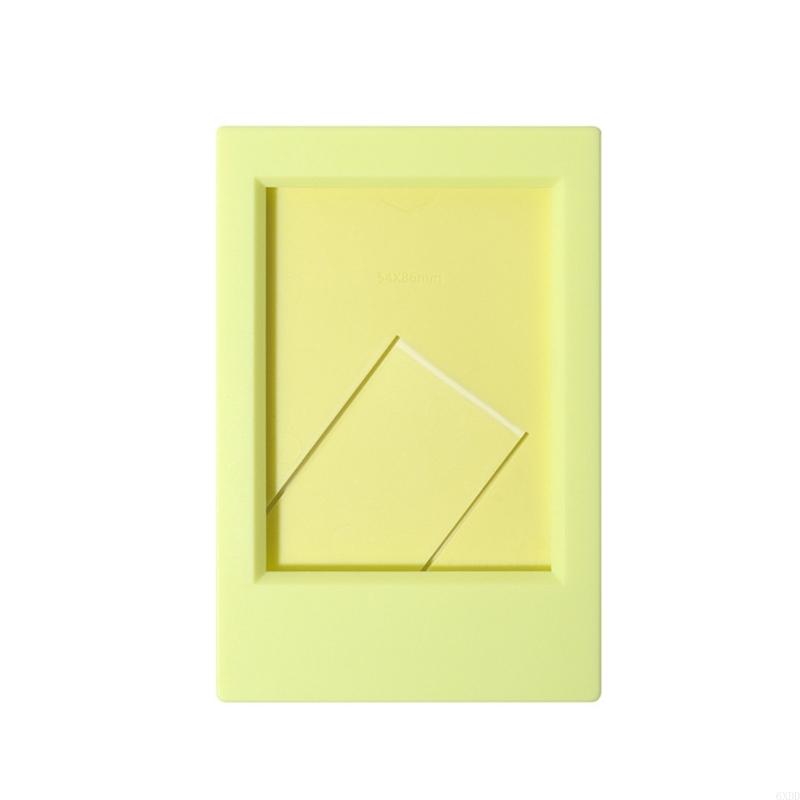 6XDD 3 Polegada Mini Moldura para Molduras Arte Infantil para Desktop Photo Display Stand Decoração Casa: Verde claro