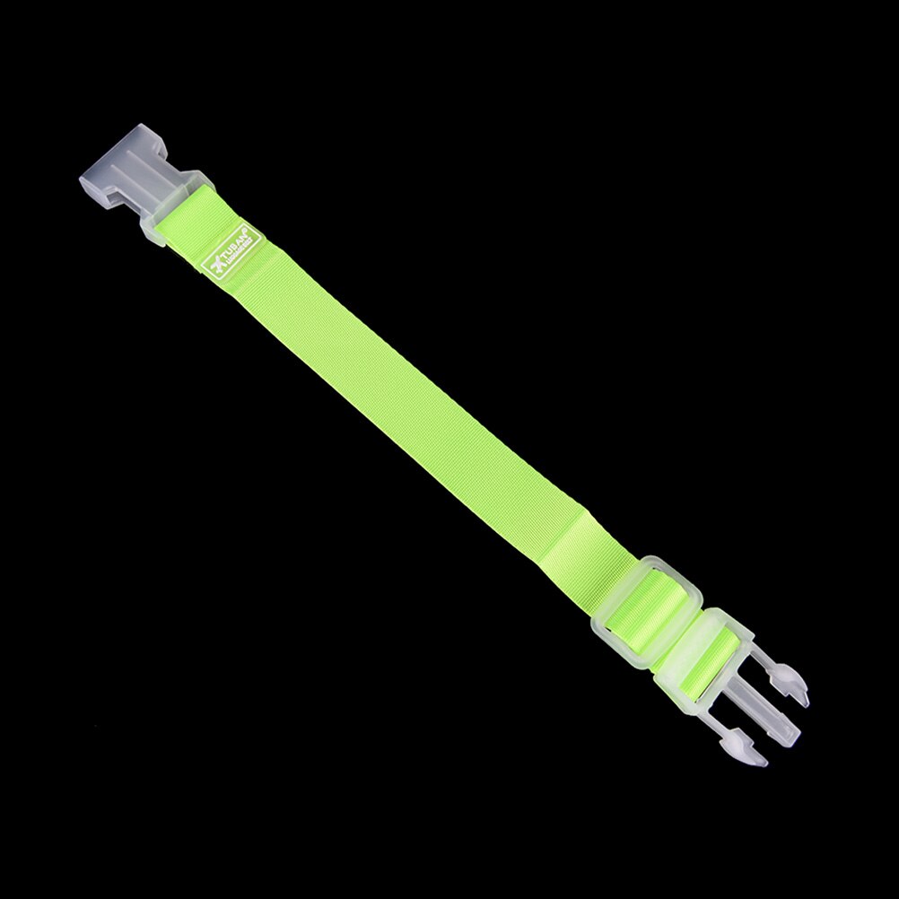 Rese bagage etikett remmar resväska taggar bagagelappar flygplans tillbehör 1 st 5 färger: Ljusgrön