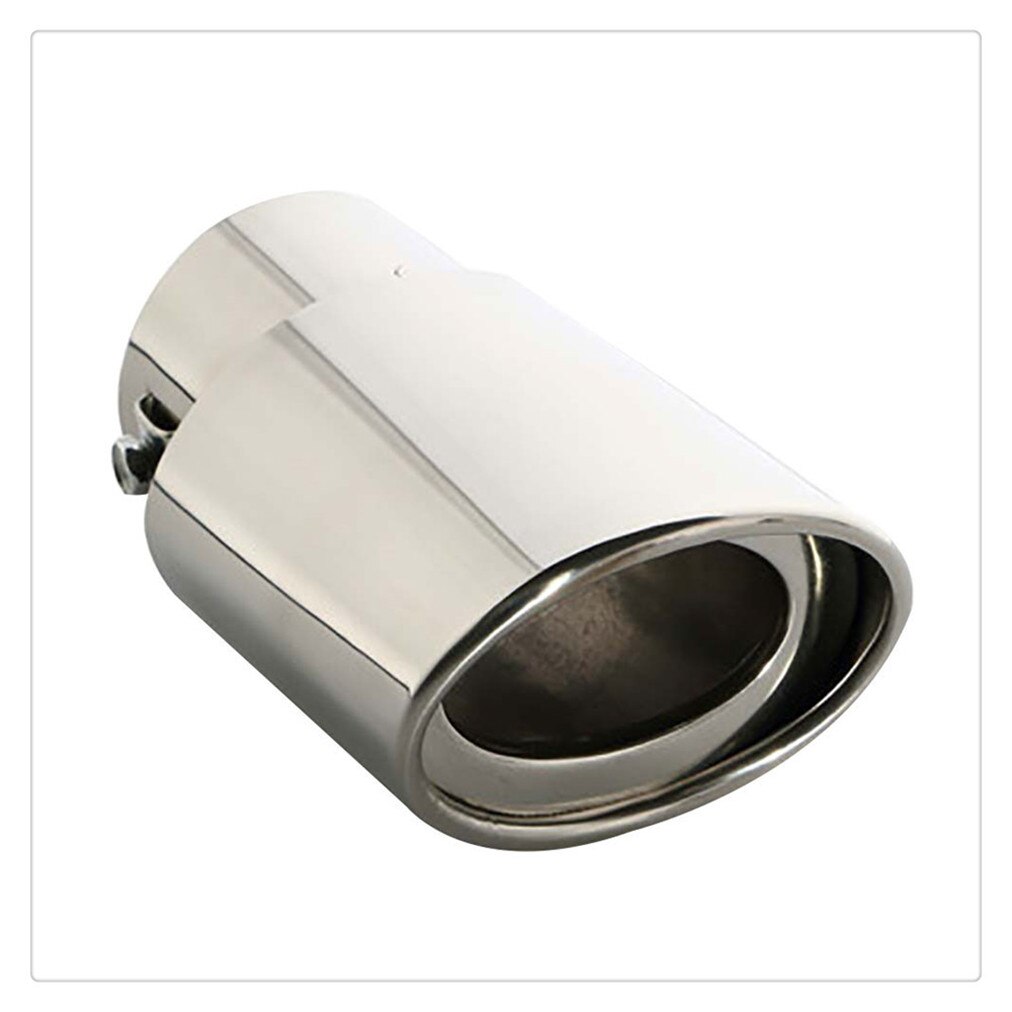 Accesorios universales para coche, punta de silenciador redonda de acero inoxidable para BMW R52, R56, R57, R58, R23, R55, F25, X5, E53, E70