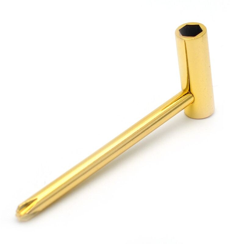 Guitar Truss Rod Wrench 1/4" 6.35mm Hexagon Socket Neck Tool for Taylor Guitar: Gold