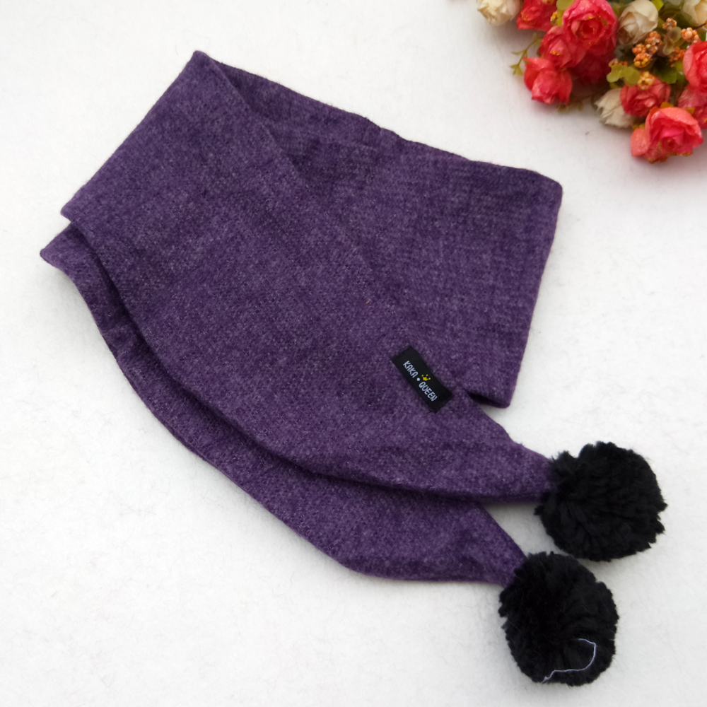 Écharpes Triangle en laine pour enfants hiver garçons et filles mignon petits châles enfant bébé enfants enveloppes en Viscose douce