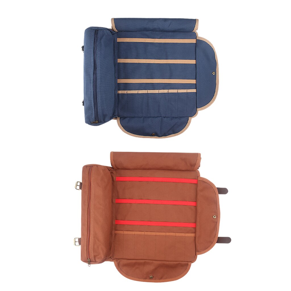 Bar Tool Roll Bag Storage Carry Bag Home Travel Large Capacity Storage Container Bar with Handle Barware Set Storage Bag