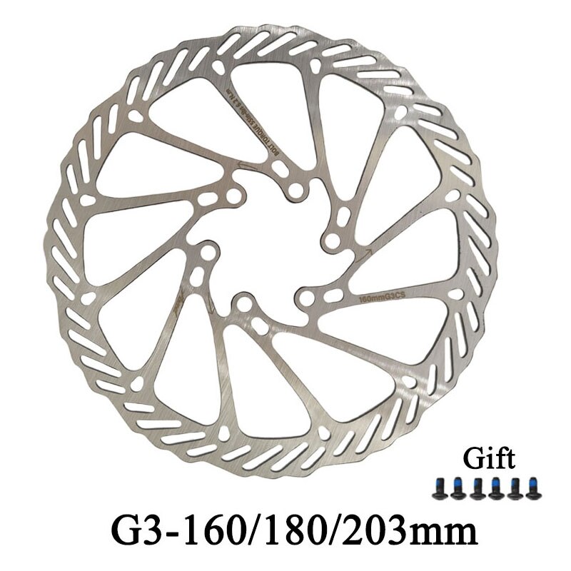 Disco de freno de bicicleta G3/HS1, 120/140/160/180/203mm, Rotor de disco de freno para bicicleta de montaña MTB, G3, HS1, Rotores de freno