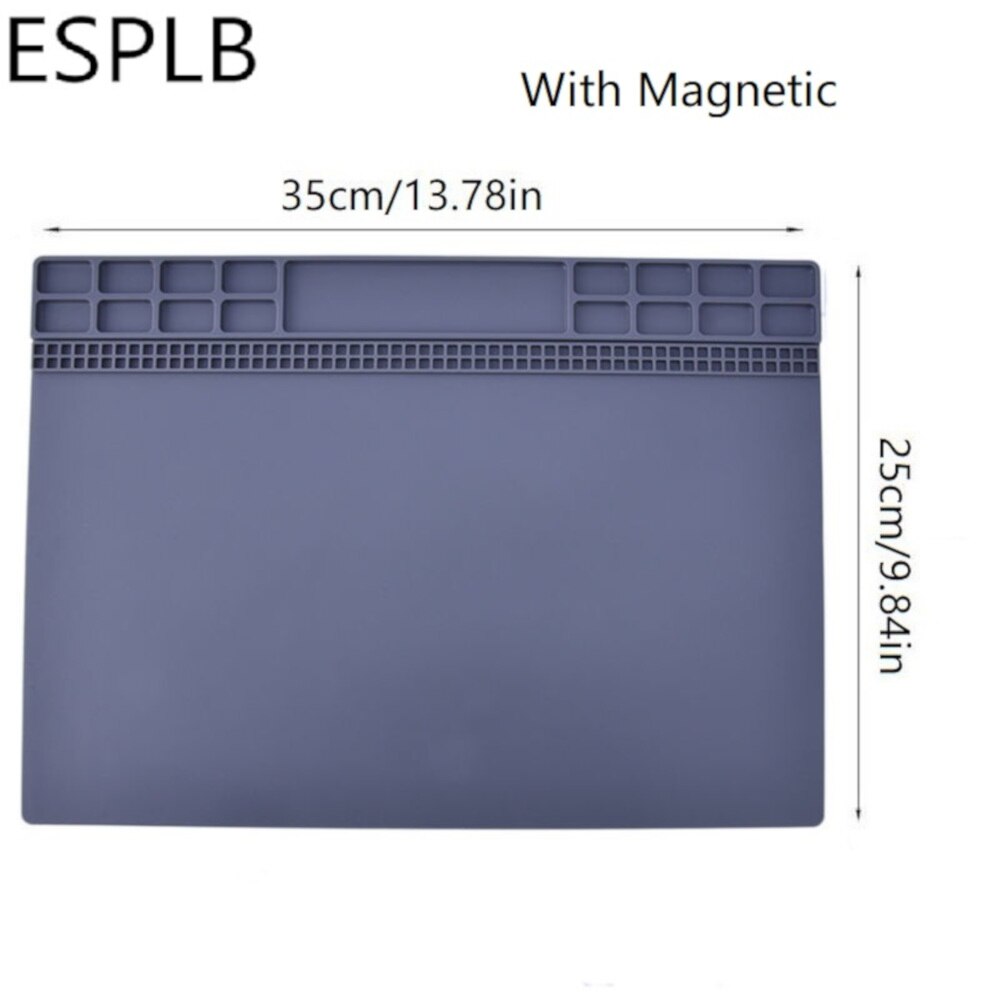 35cm*25cm/405mm*305mm Insulation Pad Heat-resistant BGA Soldering Station Work Pad Desk Mat Platform Repair Tools with Magnetic