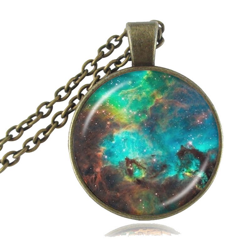 Thors Helm Nebula Ketting Galaxy Astronomie Hanger Zonnestelsel Sieraden Space Universe Ketting Melkweg Sieraden HZ1: G1