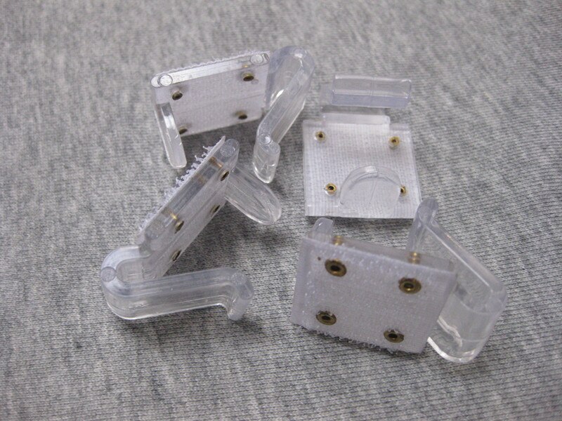 Table Skirting Transparent Plastic Clips Table Cloth Clip: Default Title