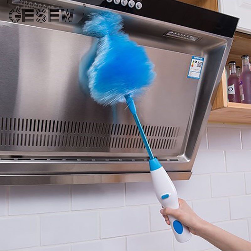 Adjustable Electric Feather Duster Dirt Dust Brush Vacuum Cleaner Blinds Furniture Window Bookshelf Cleaning Tool Brush