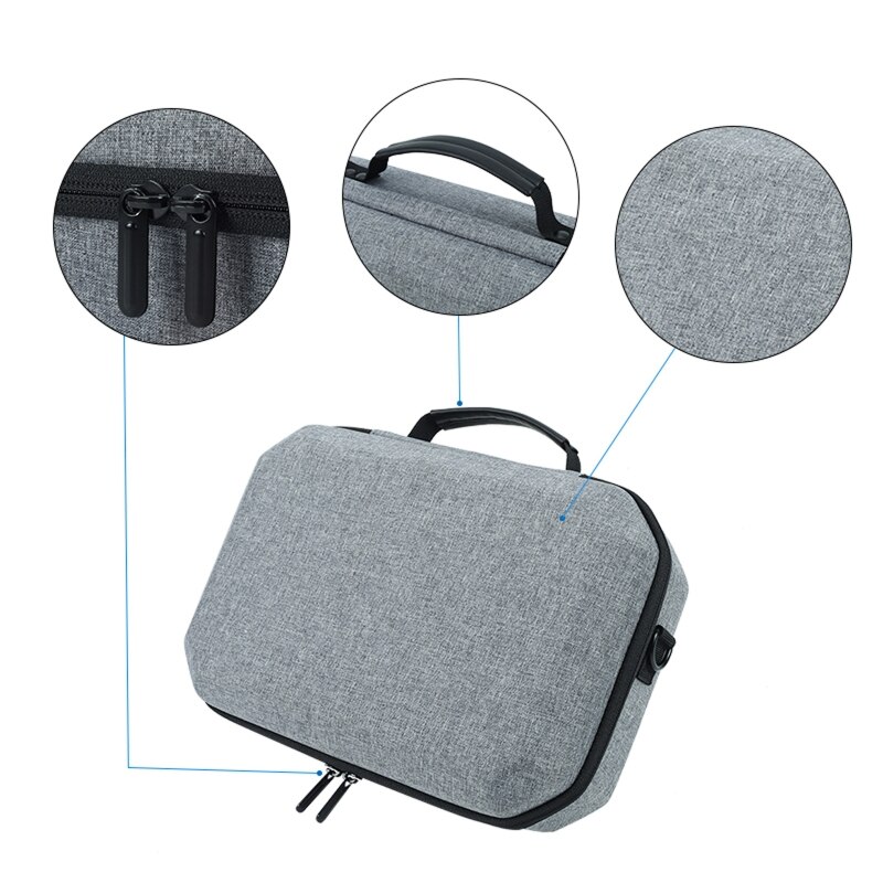 For -Oculus Quest 2 VR Headset Travel Carrying Case Hard EVA Storage Box Bag For -Oculus Quest2 Protective Pouch