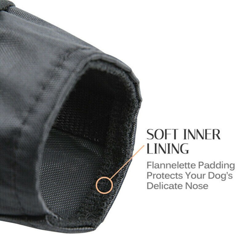 Antiblaf hondenmuilkorf voor kleine en grote honden, verstelbare muilkorven voor honden, nylon bandjes, hondenaccessoires
