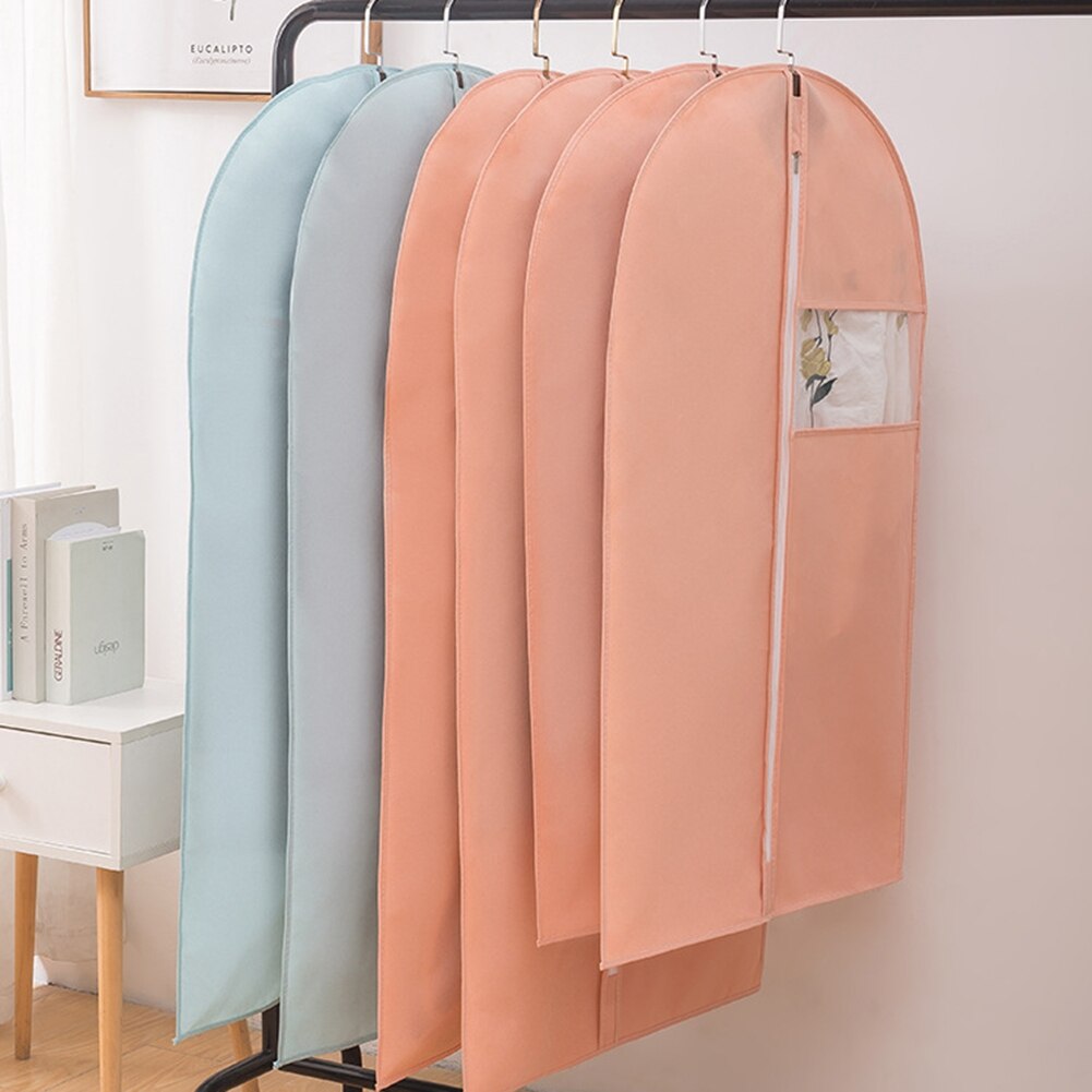 Housse de costume pour hommes, sacs de protection suspendus, sac de rangement pour vêtements, garde-robe, poussière de vêtement, étui de voyage avec fermeture éclair