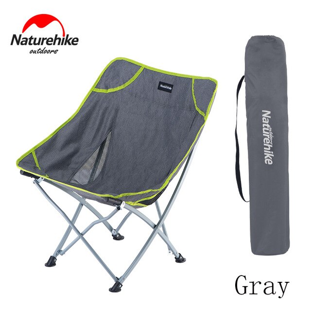 Naturehike Aluminium Vouwen Rugzak Stoelen Wandelen Strand Picknick Tuin Fauteuil Lichtgewicht Draagbare Vissen Stoel: Dark Grey