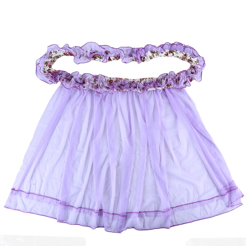 Tv Dust Cover Computer Monitor Protection Stick Wall-Mounted Desktop Curved Screen Soft Fabric Craft: Purple yarn