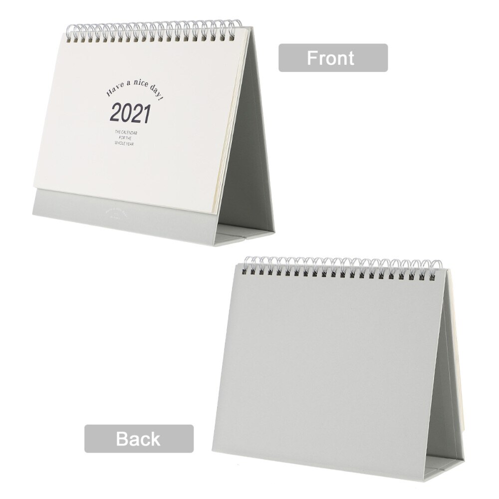 1 Pc Home Office Desktop Calendar Paper Standing Calendar