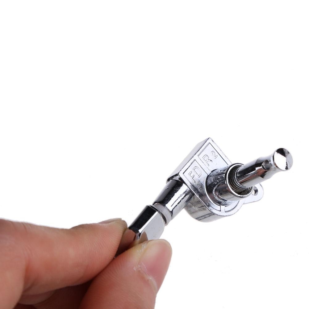 Een Set 6 Chrome Gitaar Opgesloten String Stemsleutels Key Tuners Machine Heads Akoestische Gitaar Lock Stijl