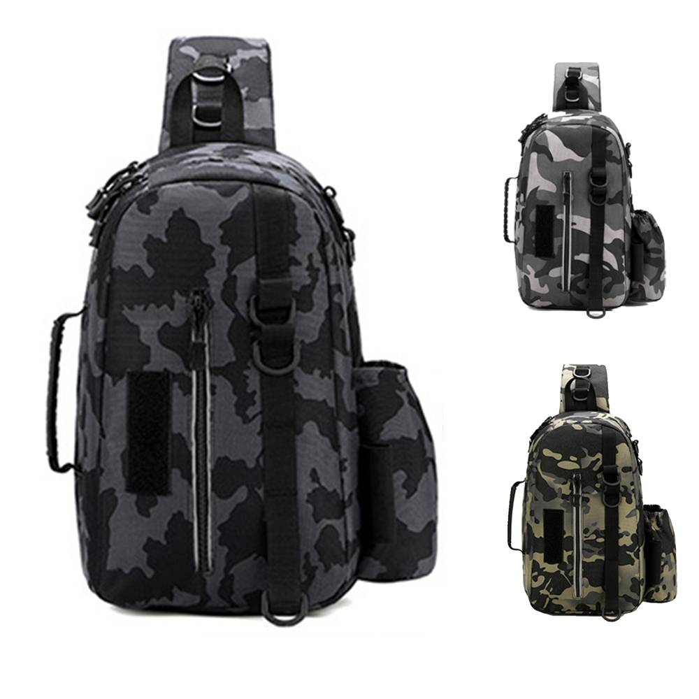 Mochila para equipo de pesca con soporte para caña de pescar, bolsa impermeable de gran capacidad, accesorios de pesca, caja de almacenamiento, bolsa para equipo de pesca