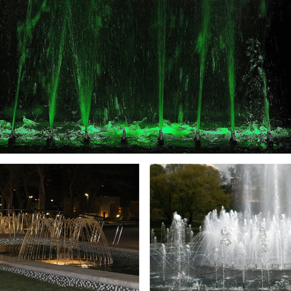 Female Thread G1/2" 3/4" 1.0" 1.5" Adjustable Fountain Nozzles Brass Decorative Water Fountains Head Garden Water Jet Pond