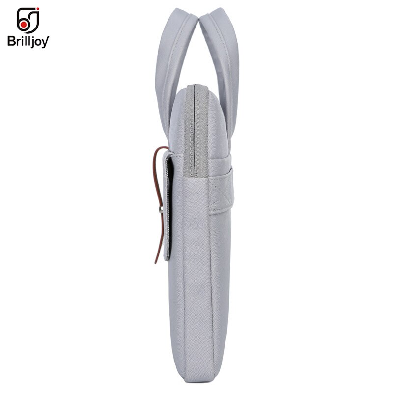 Briefcase Pu Waterproof Scratch-resistant Laptop Briefcase 13 -15.6 inch Notebook Shoulder Bag Carry Case women and men