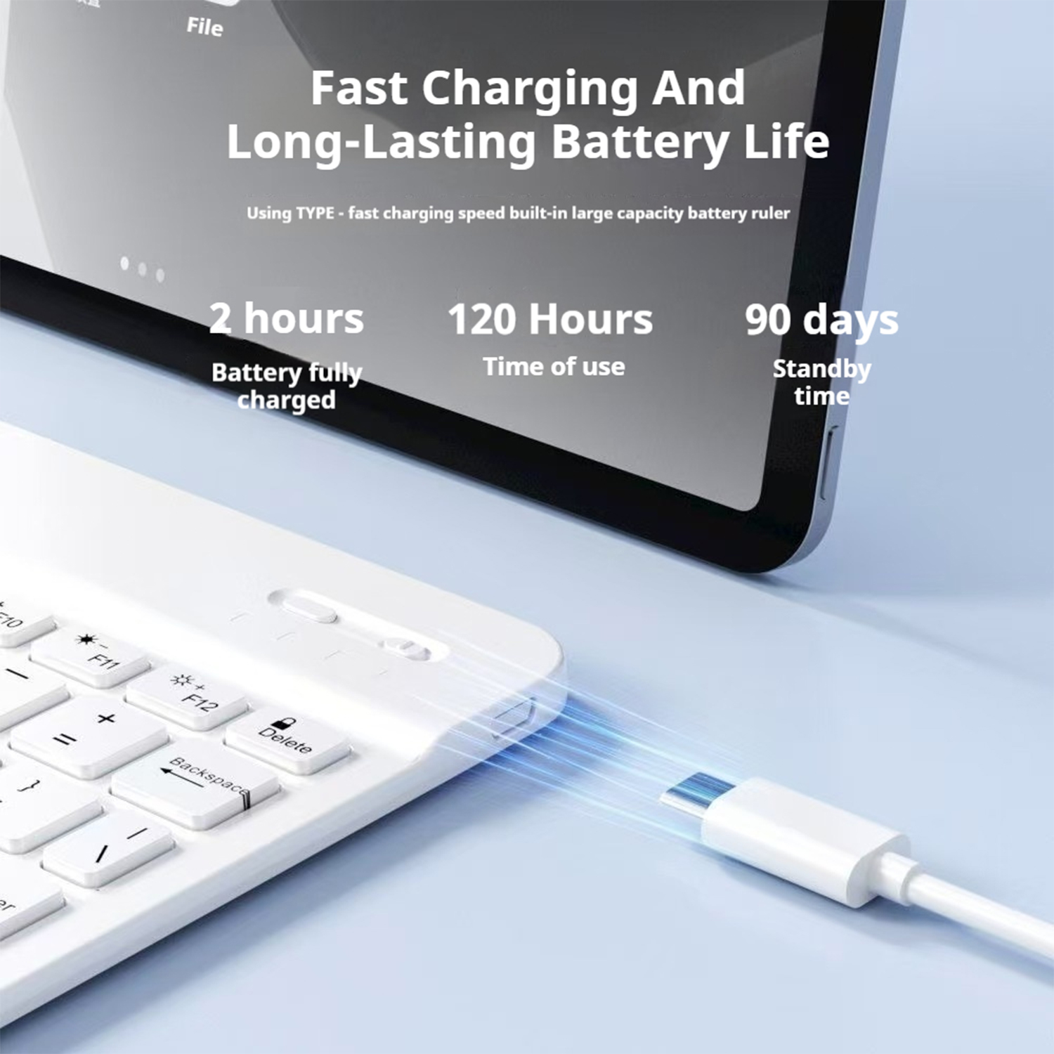 Drahtlose Bluetooth Tastatur für Android IOS Windows Slim Tragbare Universal Bluetooth-kompatibel Tastatur Für iPad Tablet Telefon