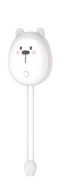 Fille préféré Mini chauffe-main pour hiver Portable USB Rechargeable pingouin/ours polaire batterie externe meilleur pour fille QW281: Ivoire
