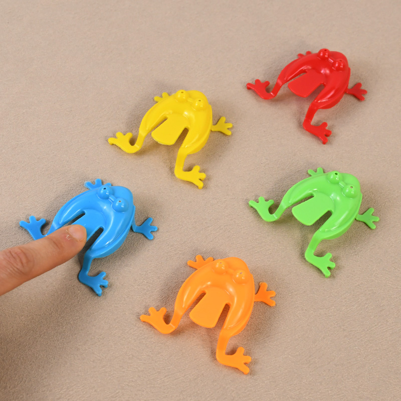 10–50 Stück springender Frosch, prallen, Zappelspielzeug, Antistress, lindert Kindergeburtstag, Gastgeschenke, Goodie, Pinata-Füller, Weihnachts-Familienspiel