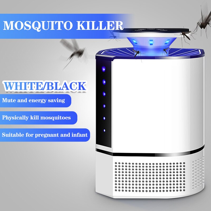 Muggen Killer Kousehold Indoor Stille Inademing Usb Muggenmelk Zonder Straling Muggen Killer Lamp