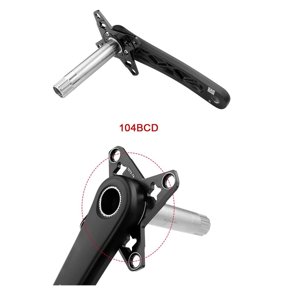 Manivelle de vtt GXP à BCD 104mm, adaptateur Spider, convertisseur 104BCD à décalage en alliage d&#39;aluminium