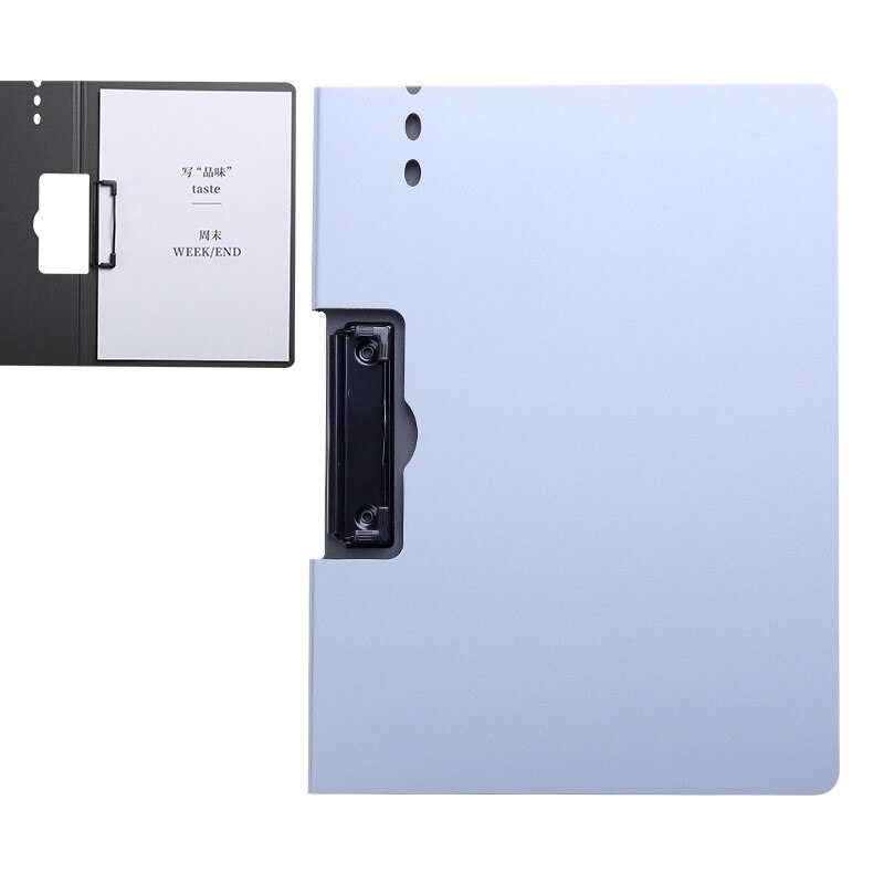 A4 Klembord Met Haak Plastic Clip Board Bestand Mappen Document Houders Tekening Schrijven Pad Kantoorbenodigdheden Student Briefpapier: 12