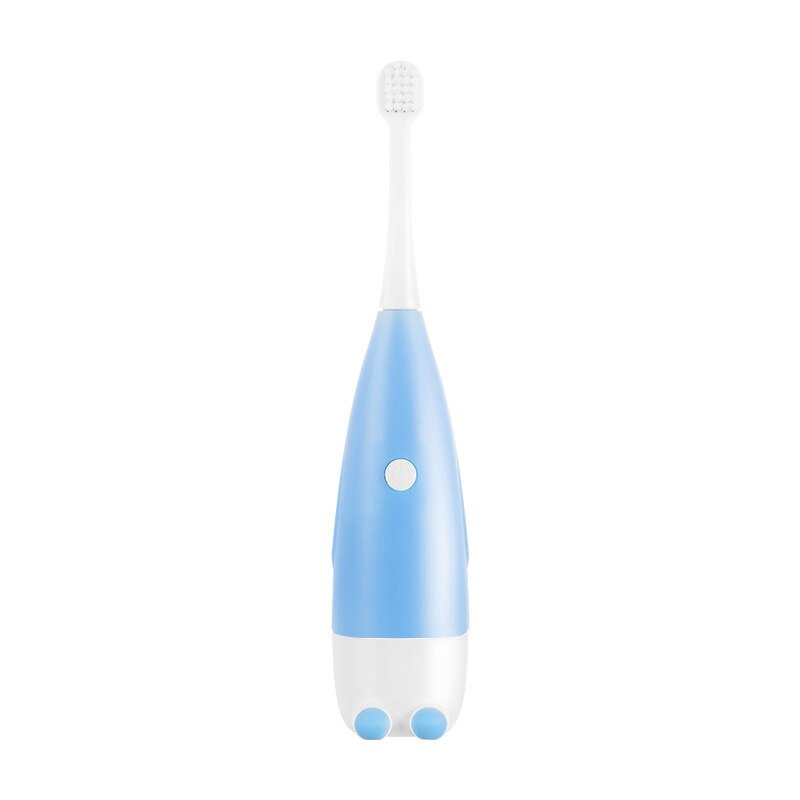 Bunte Nette Baby freundlicher Elektrische Zahnbürste doppelseitige Weiche Köpfe Zähne oder Ersatz Köpfe freundlicher Wasserdicht Pflege Werkzeuge: Blau